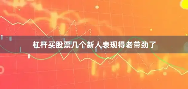 杠杆买股票几个新人表现得老带劲了
